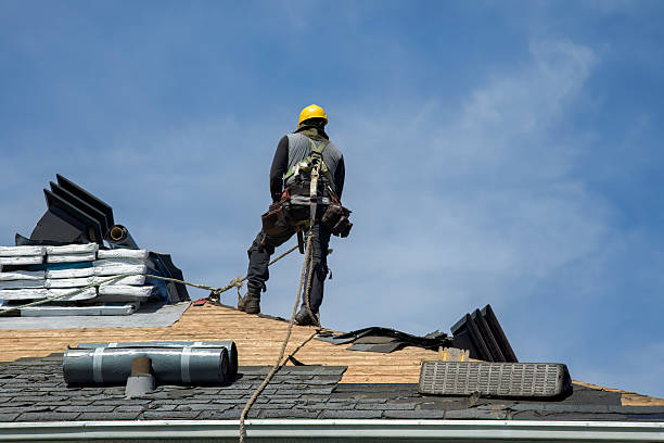 Professional Flat Roof Repair technician working in Chadbourn, NC
